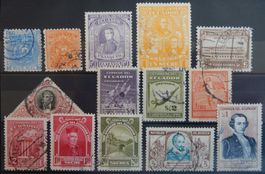 Ecuador Lot mit alten Werten II