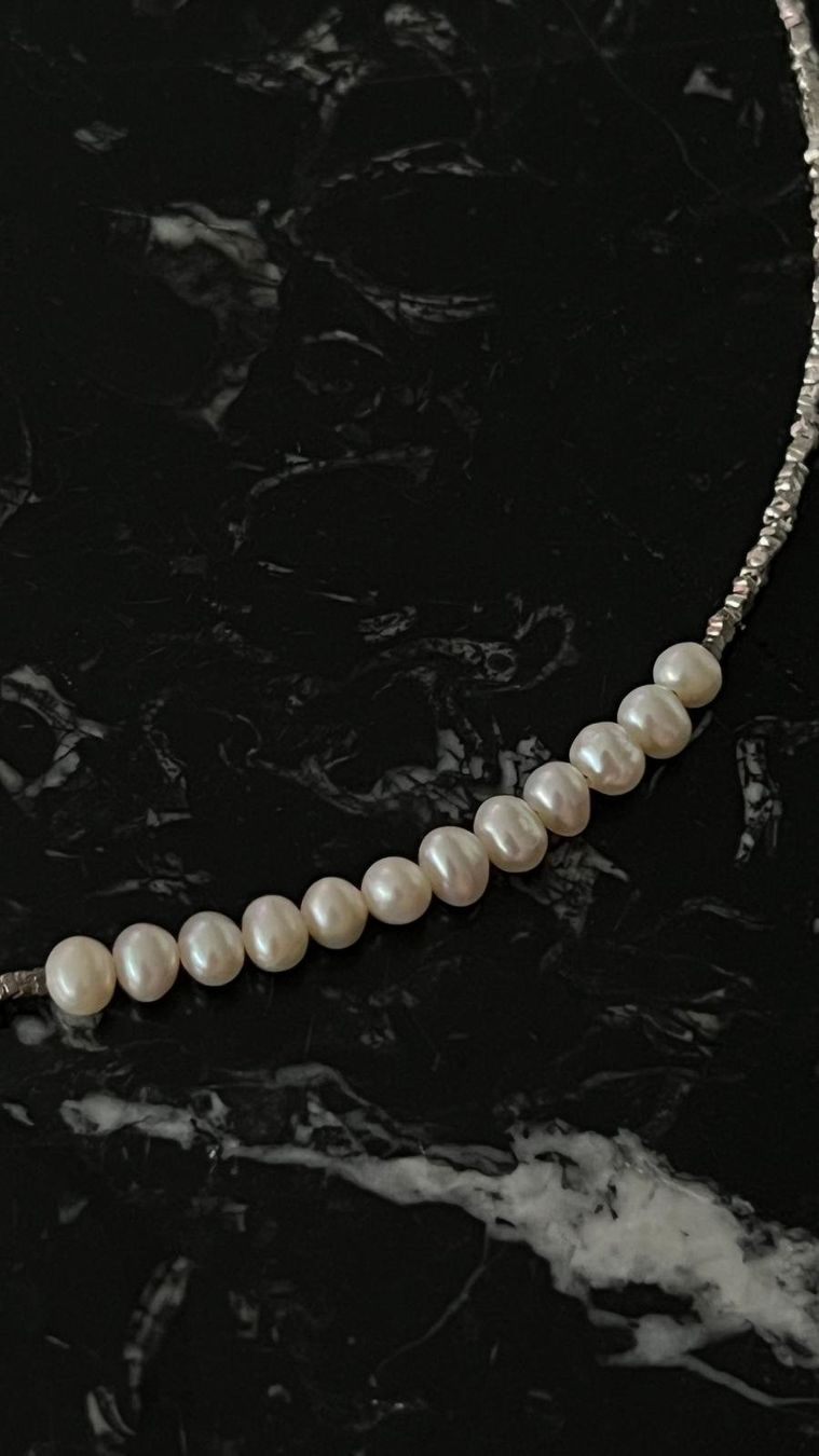 Catenine: Echtperlen/-silber Halskette und Armband – Usato da Glattpark(Opfikon) venduto da sarahnikita 4