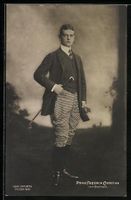 Foto-AK Hugo Erfurth: Prinz Friedrich Ch