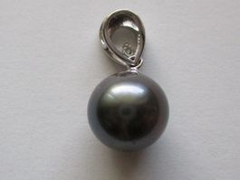 Pendentif perle noire Argent 925
