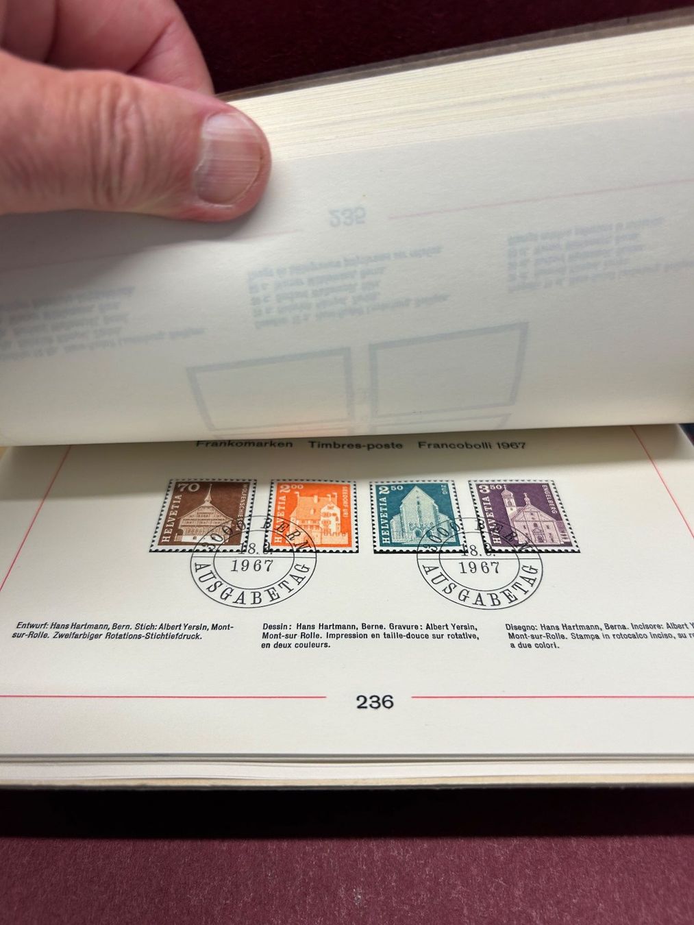 Alle Briefmarken: Album mit PTT Sammelblättern – Gebraucht aus Seuzach von Parasolmountain 5