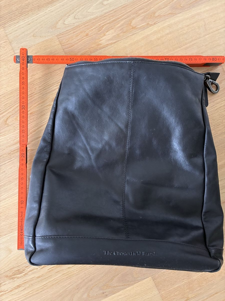 Zaini: Damenrucksack schwarz Naturleder – Usato da Luzern venduto da Elvise01 4