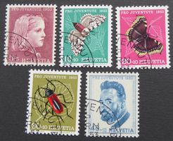 1953 - Pro Juventute - Znr. PJ 148-152 / Serie - ES - *
