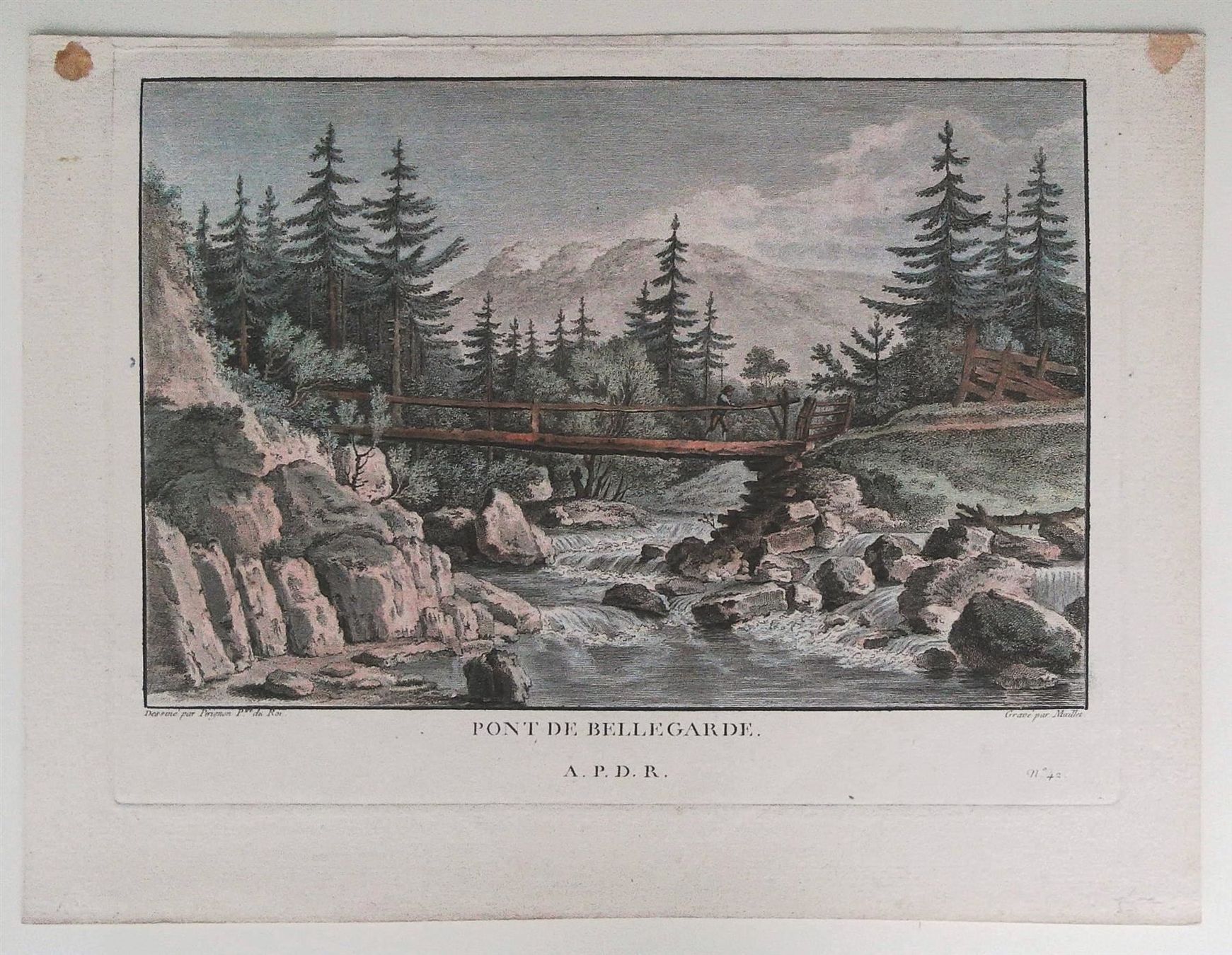 Incisioni: Bellegarde Originalkupferstich 1780 – Usato da Rafz venduto da Helvet32