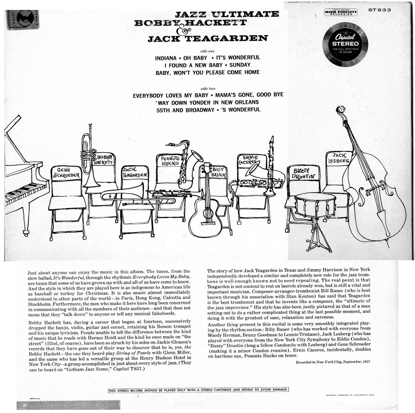 Dischi in vinile: Jazz LP: Bobby Hackett & Jack Teagarden "Jazz Ultimate" – Usato da Hochfelden venduto da mue_lhm9 3
