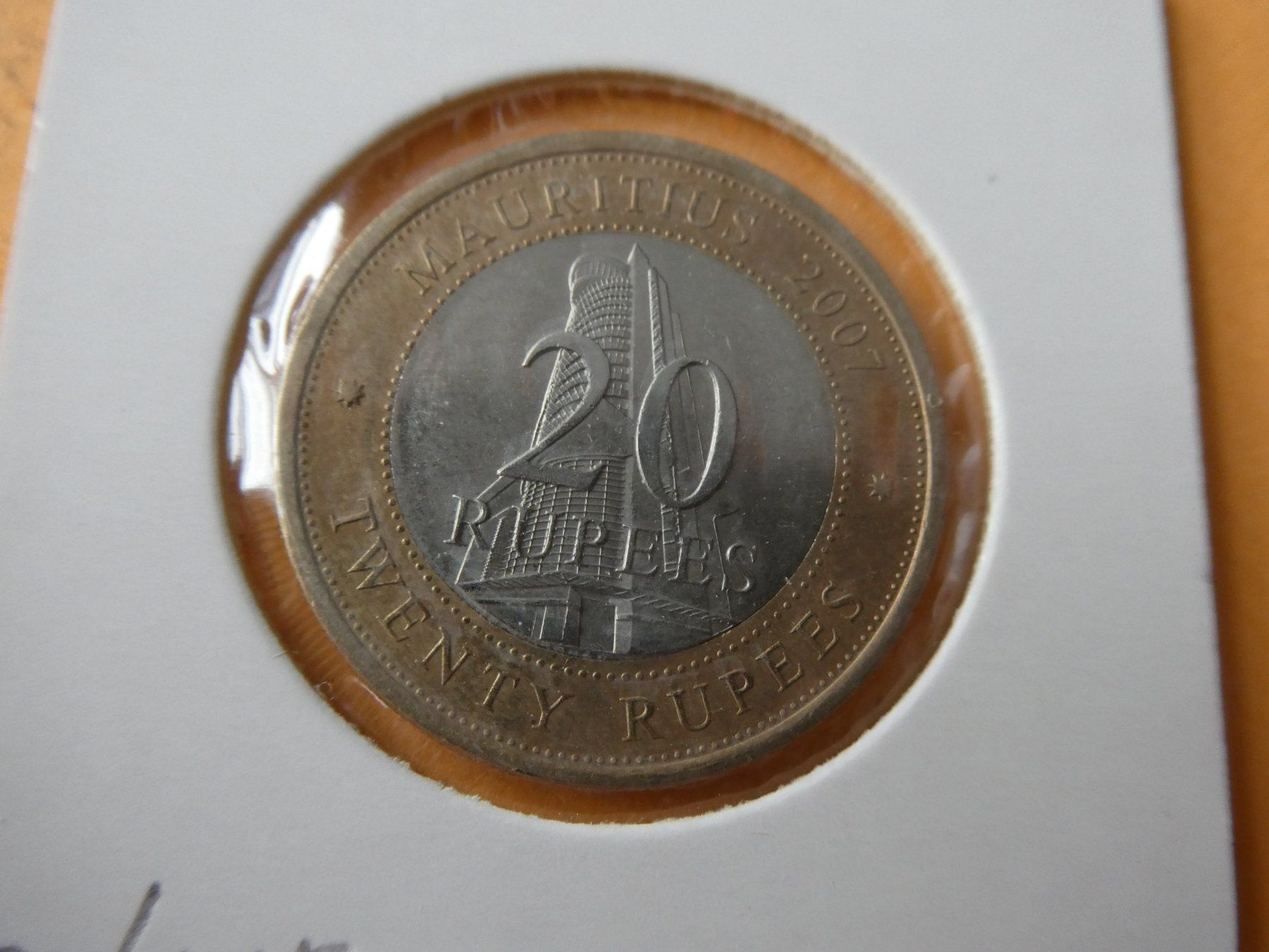 Alle Münzen: Mauritius 2007, 20 Rupees    vz-unz – Gebraucht aus Hinterforst von Rohusri 1