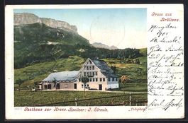 Brülisau, Partie am Gasthaus zur Krone