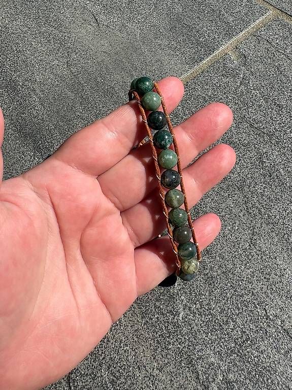 Bracciali & Braccialetti: Bracciale macrame con agata muschiata  – Usato da Salorino venduto da Ann_db 1