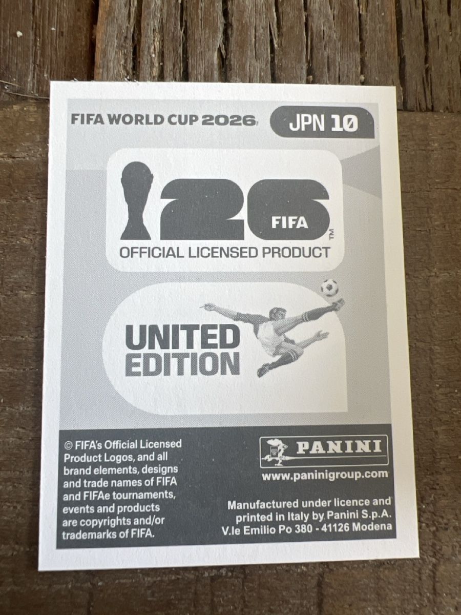 Panini Carte collezionabili: JPN 10 – Nuovo (secondo la descrizione) da Balsthal venduto da pas_6qqf