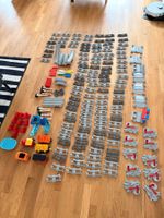 Lego Schiebezüge mit zahlreichen Schienen