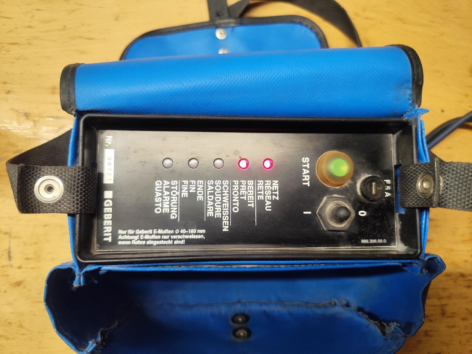 Geberit Tutti gli attrezzi: Geberit Muffenschweissgerät – Usato da Hellbühl venduto da 30R_R30 1