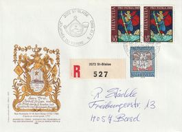 Tag der Briefmarke 1980, St. Blaise, Umschlag