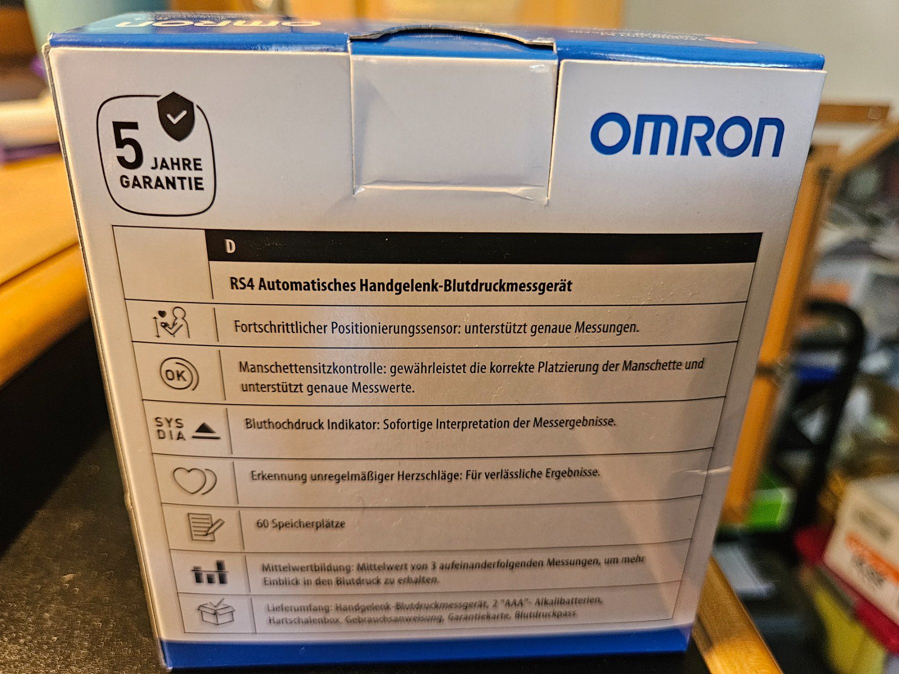 Omron Medizinische Geräte: Omron RS4 Blutdruckmessgerät Handgelenk – Gebraucht aus St. Stephan von Tinelj 2