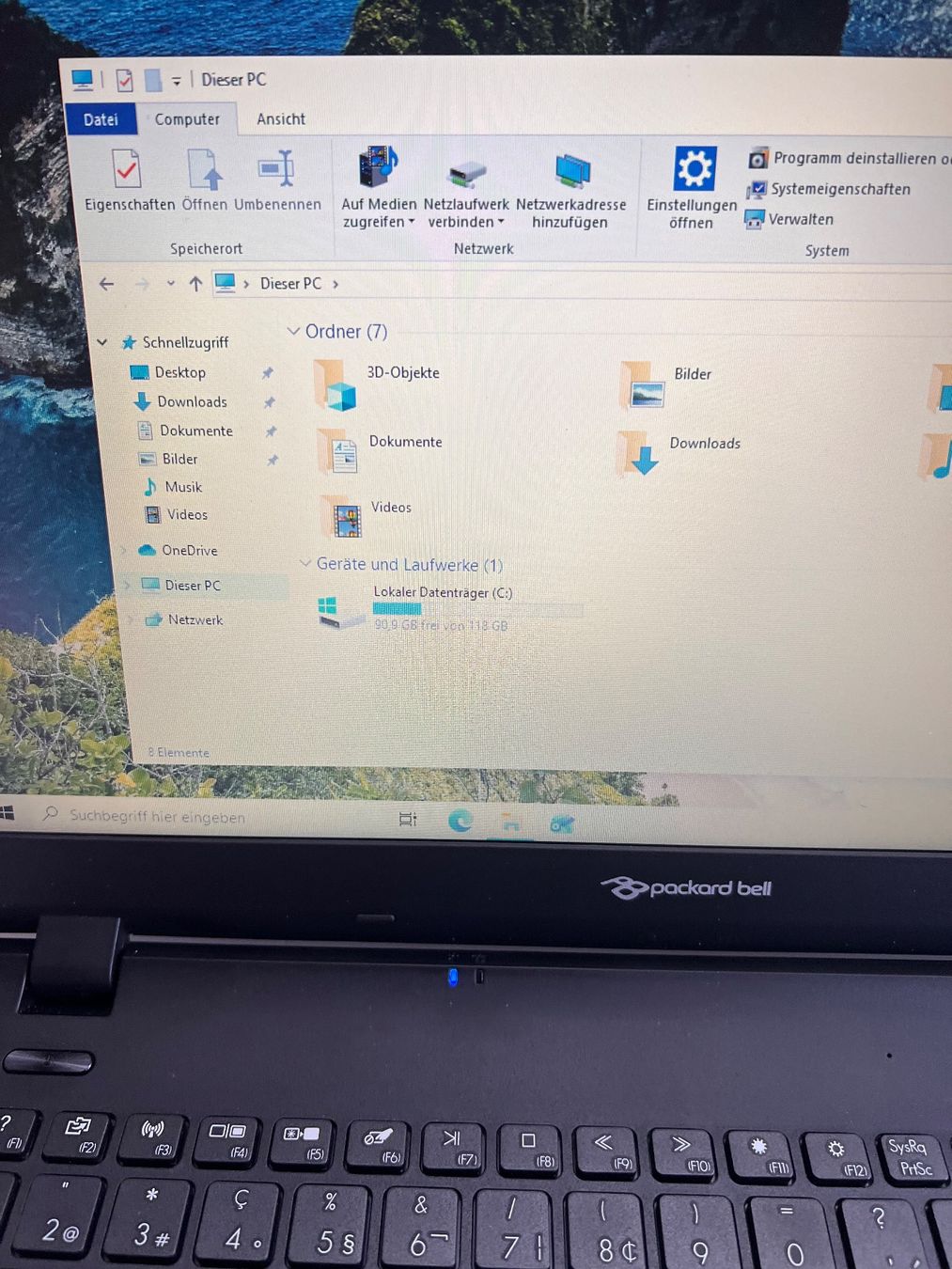 Notebooks: Packard Bell Notebook – 8GB RAM / 128GB SSD – Gebraucht aus Mellingen von dmi_nps2 1