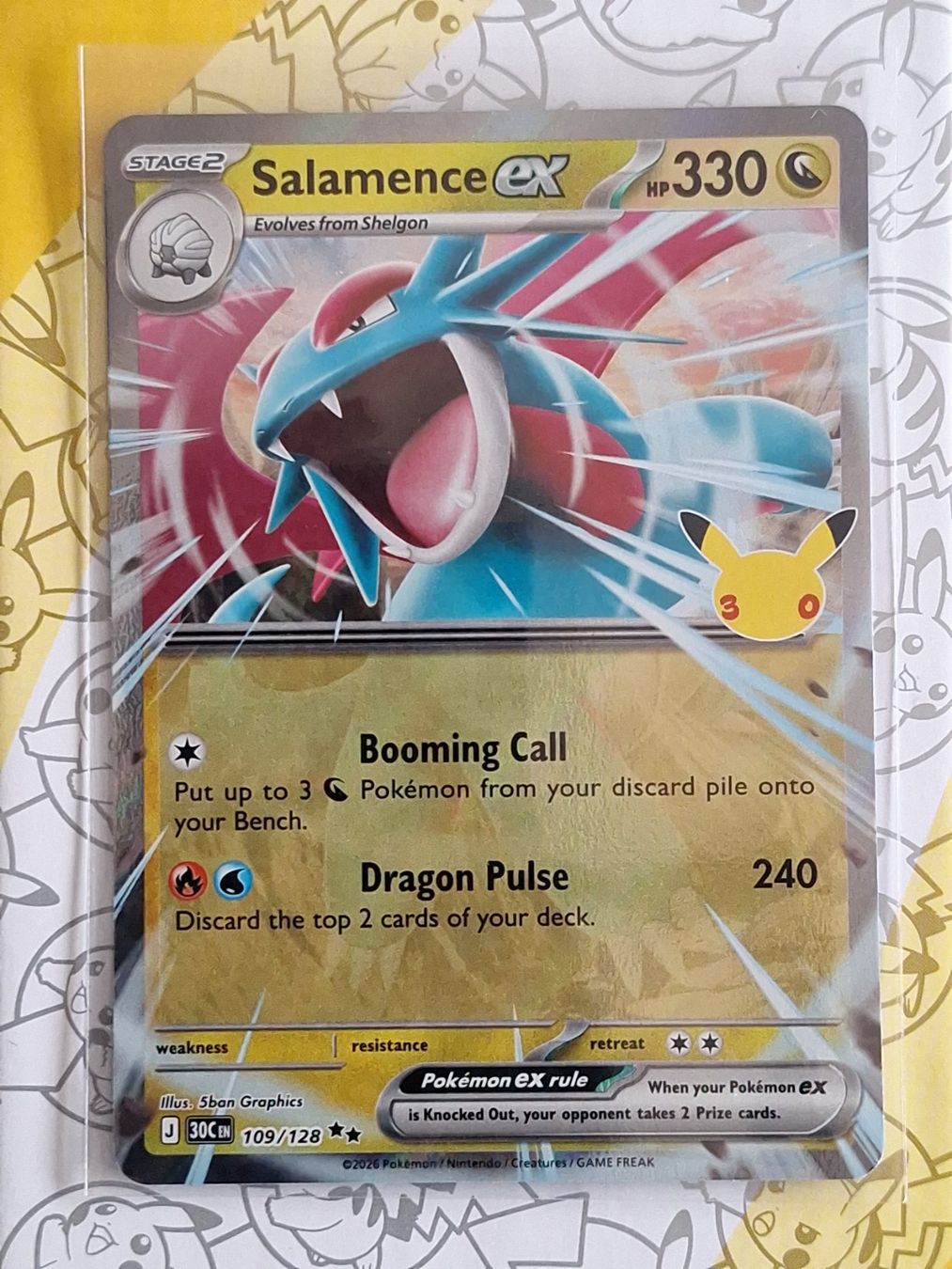 Pokémon Carte collezionabili: Salamence ex - 30th Celebration – Usato da Altstätten SG venduto da GGsGameshop