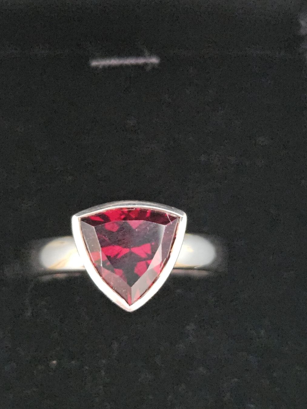 Christ Anelli: Vintage Silberring Christ Granat – Nuovo e nell'imballaggio originale da Sargans venduto da Chicco051