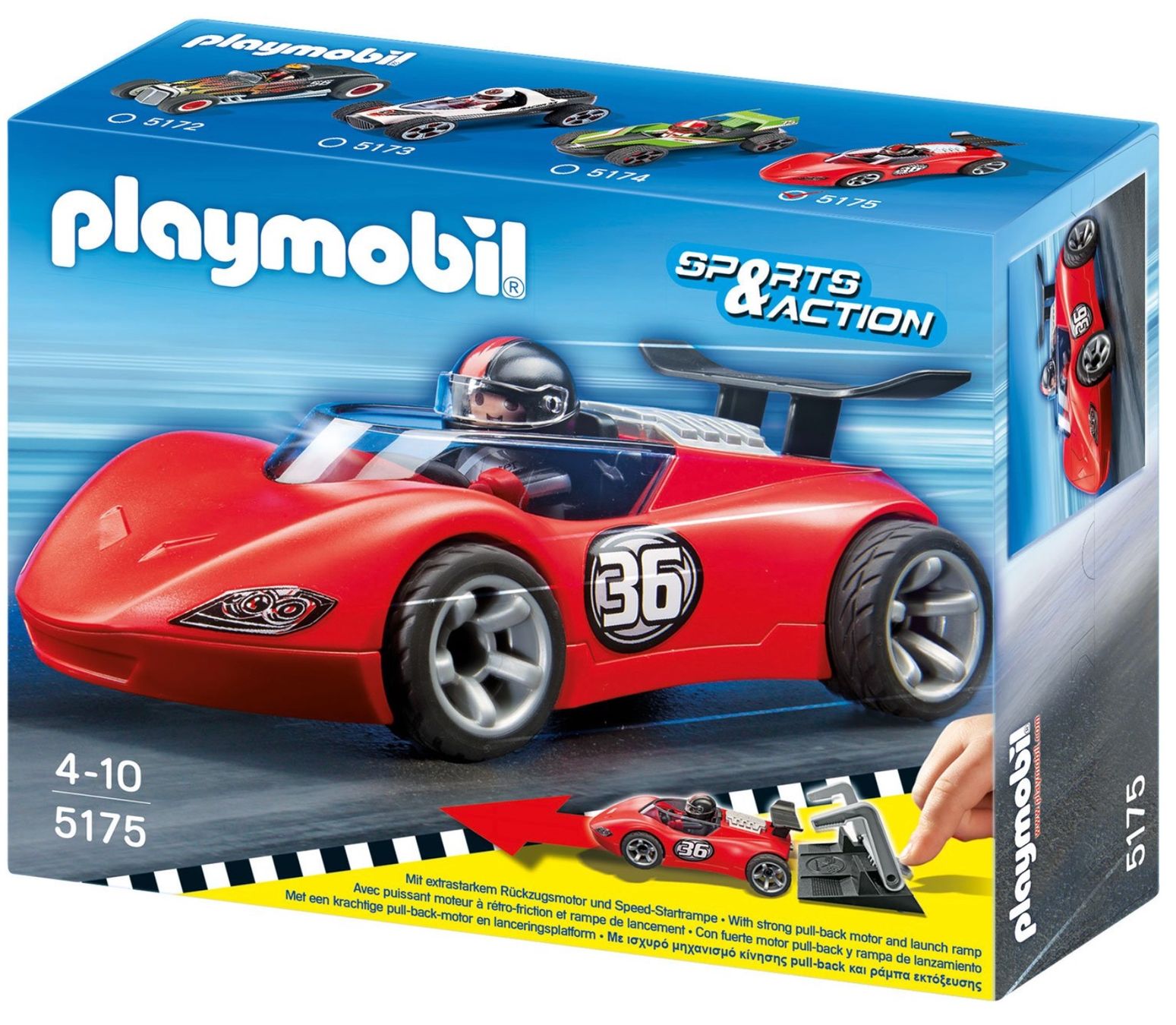 Playmobil Giocattoli: Playmobil 5175 - Sports Racer – Usato da Wagenhausen venduto da Svema