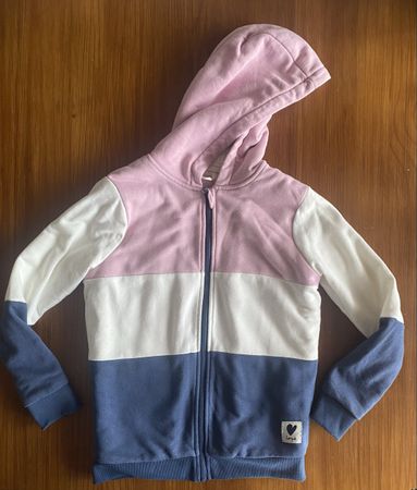 Flauschige Jacke für Mädchen - Grösse 152