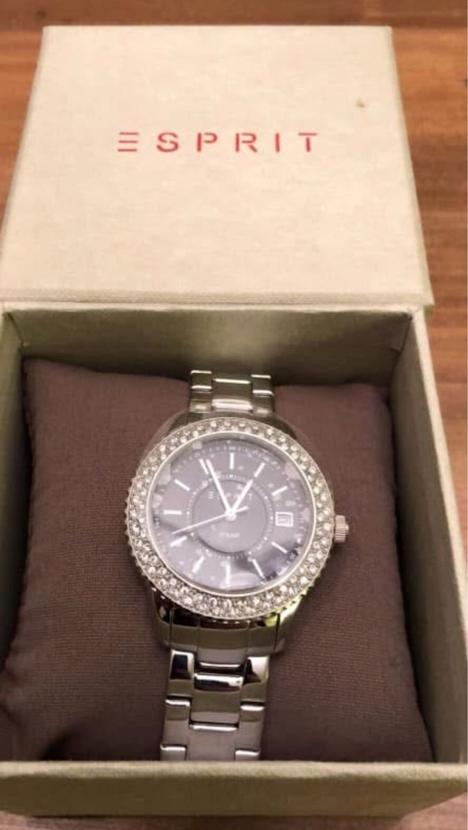 Esprit Orologi: Esprit Damenuhr mit Strass Steinen – Nuovo (secondo la descrizione) da Bachenbülach venduto da Sheri26