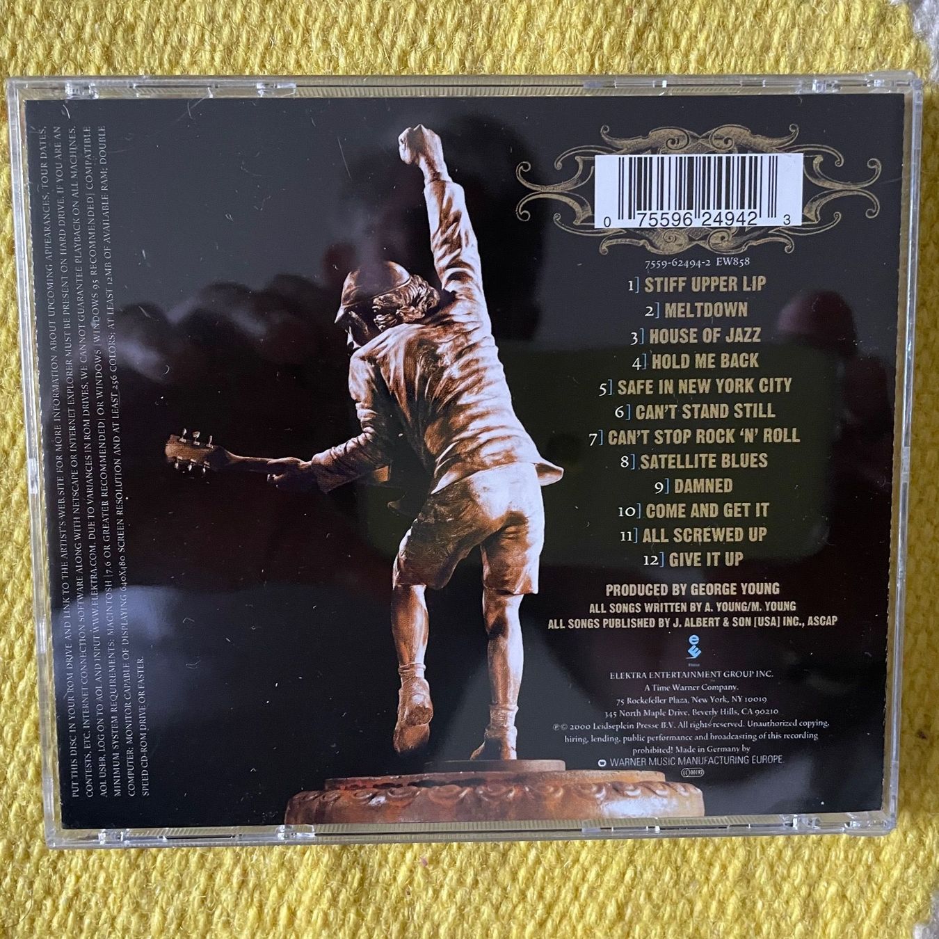 CDs: AC DC-STIFF UPER LIP – Gebraucht aus Rorschacherberg von CD-Roli 1