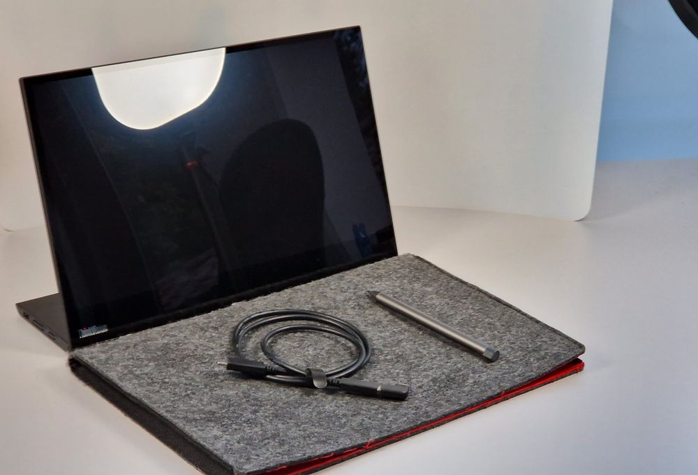 Lenovo ThinkVision M14t, mobiler Touch-Monitor (USB-C) (Gebraucht) in ...