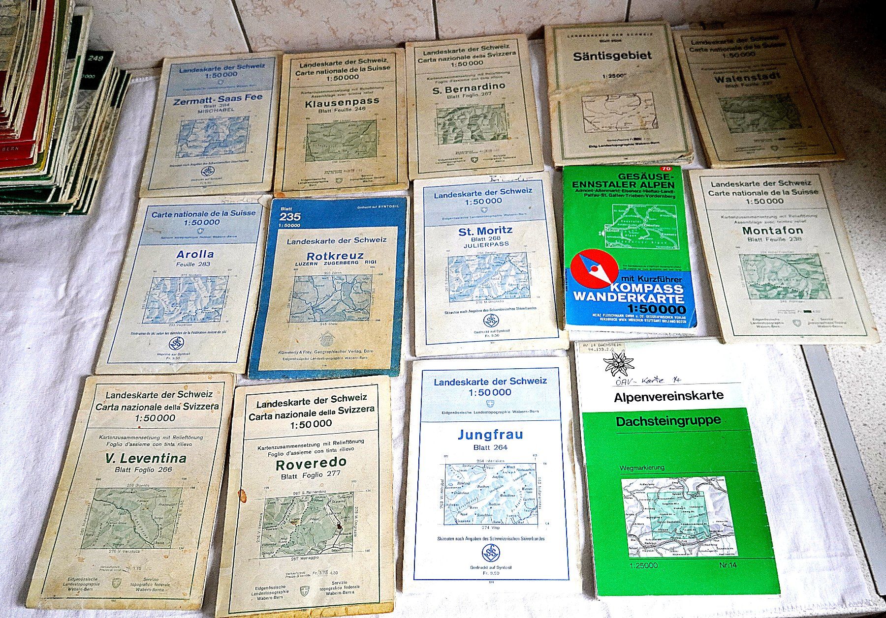 Landkarten & Atlanten: Wanderkarten, Geografischekarten, Sammlung – Gebraucht aus Baar von 2cvbaar 6