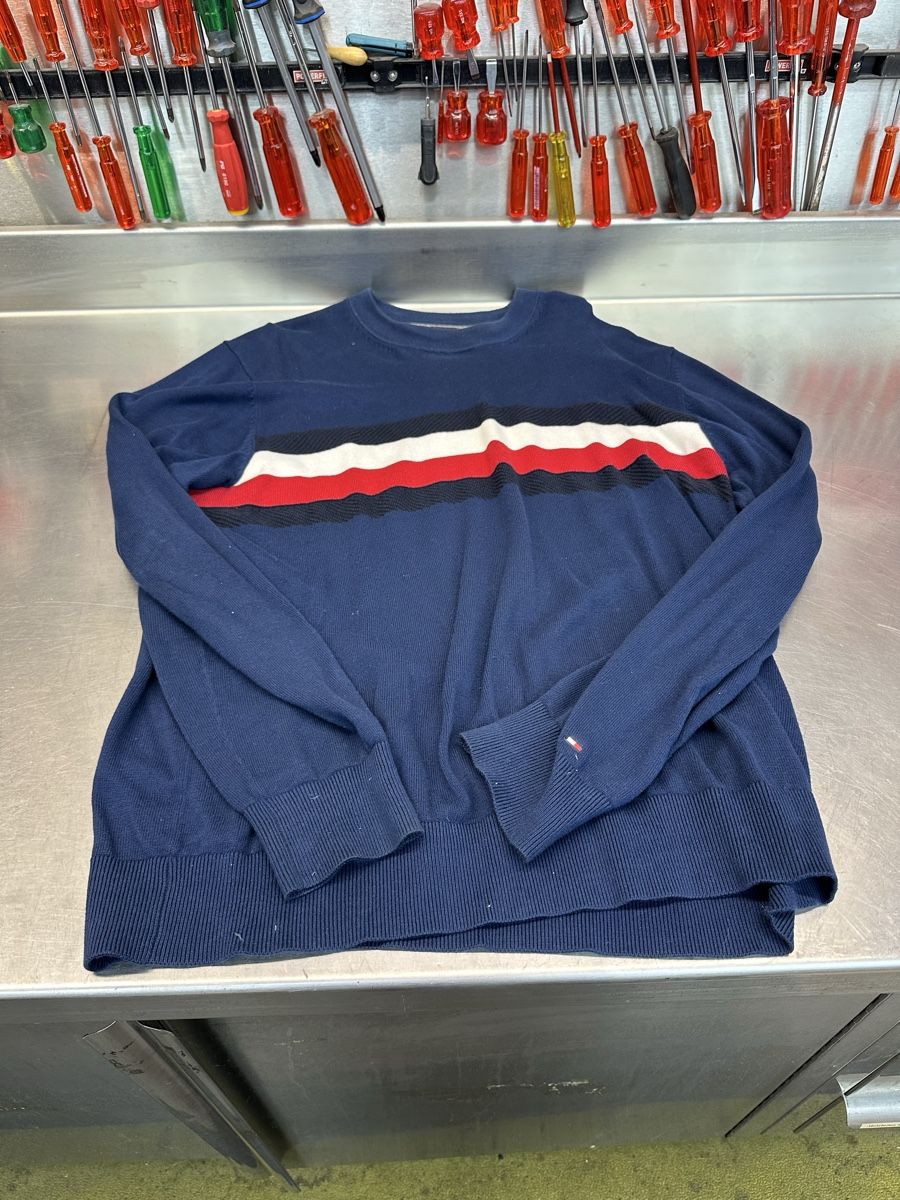 Tommy Hilfiger Maglioni & Felpe: Herren Pullover Tommy Hilfiger blau – Usato da Schwende venduto da weesli 3