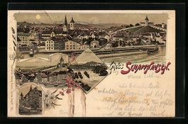 Litho Schaffhausen, Rheinfall und Oberst