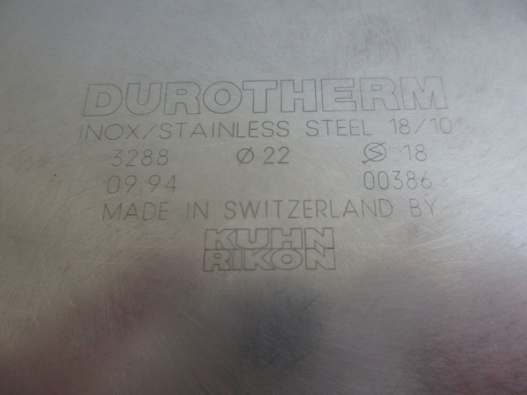 Durotherm Pentole: Kuhn Rikon Durotherm Topf mit Deckel – Usato da Binningen venduto da Oldfashion 4