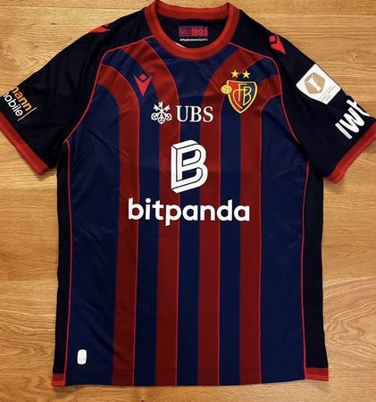 FC BASEL Matchprepared Adjetey #32 Trikot Gr.XL