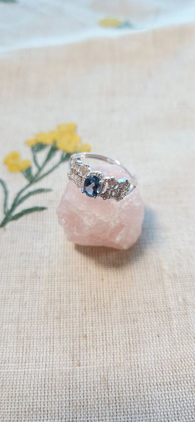 Anelli: NEW - S925 Topaz Ring (Adjustable) – Nuovo (secondo la descrizione) da Zürich venduto da cin_wcf6 4