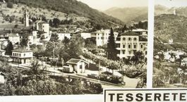 TESSERETE Bahnhof mit Lugano-Tesserete-Bahn