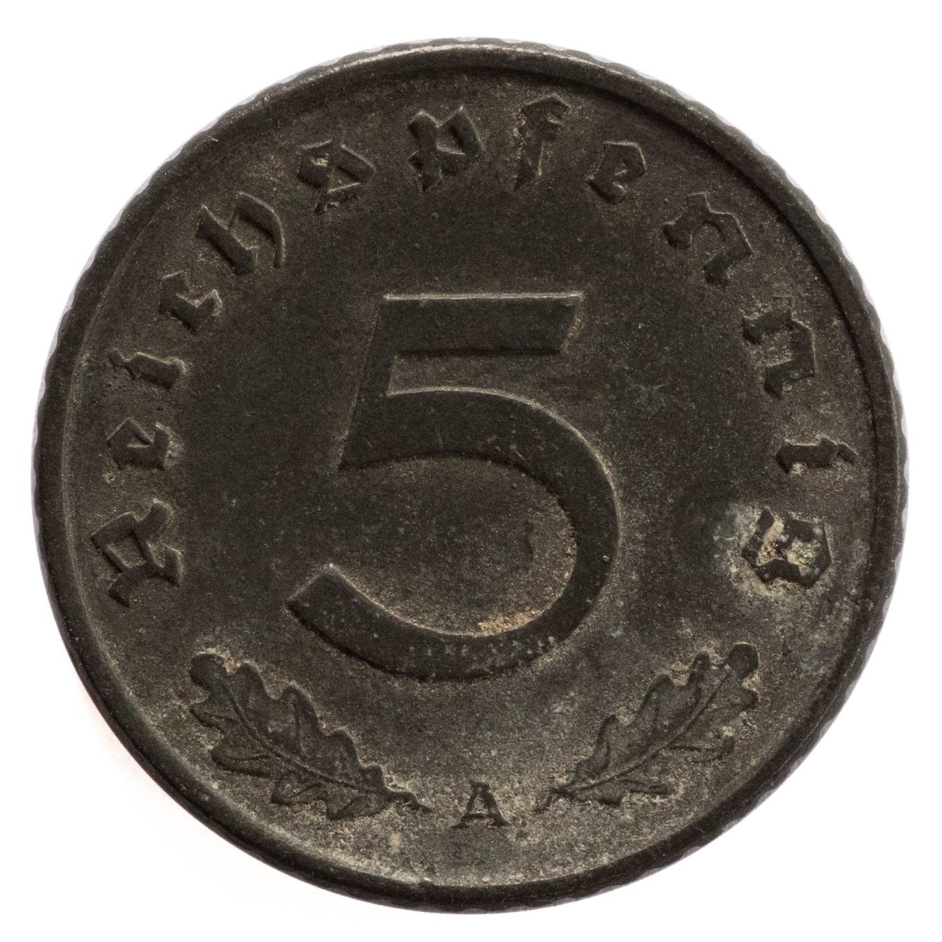 Tutti le monete: Deutschland - 5 Reichspfennig - 1942 - A – Usato da Rotkreuz venduto da num_6343