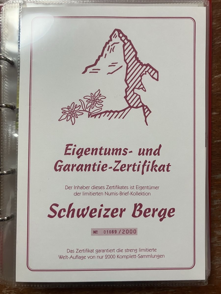 Tutti le monete: 9 Numisbriefe Schweizer Berge – Nuovo (secondo la descrizione) da Oberuzwil venduto da Paga77 1