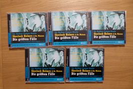5x CD Sherlock Holmes Hörspiele Peter Pasetti Horst Tappert