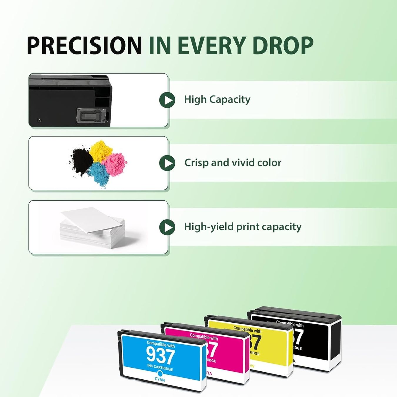 Hewlett Packard Druckerpatronen & Toner: HP 937XL Druckerpatronen Multipack kompatibel – Neu und originalverpackt aus Suhr von SchnapperCH 5