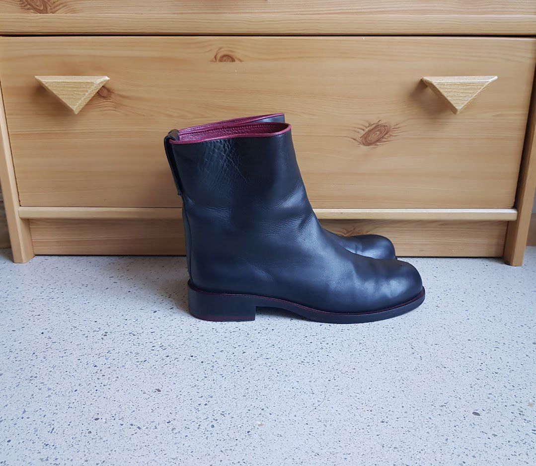 Jil Sander Scarpe da donna: Jil Sander Lederstiefeletten Grösse 38 – Usato da Basel venduto da chien008