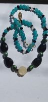Sehr Schön Halskette. Perlen, Chalcedony und Spinell