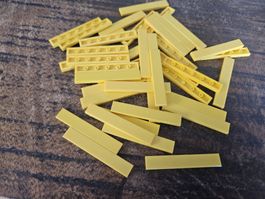 lego 6636 lot de 49 pièces Yellow Tile 1 x 6