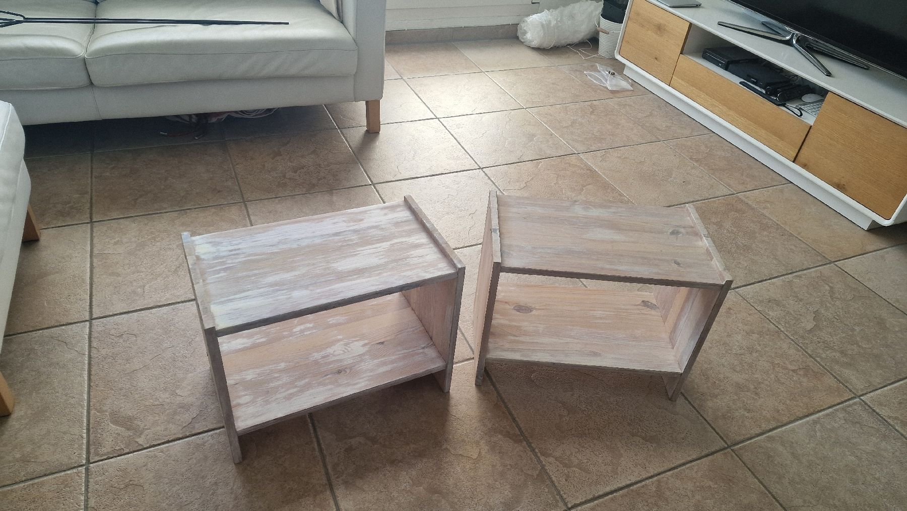 Ikea Nachttische: Nachtkästchen weiss geölt – Gebraucht aus Bassersdorf von sankaber 2