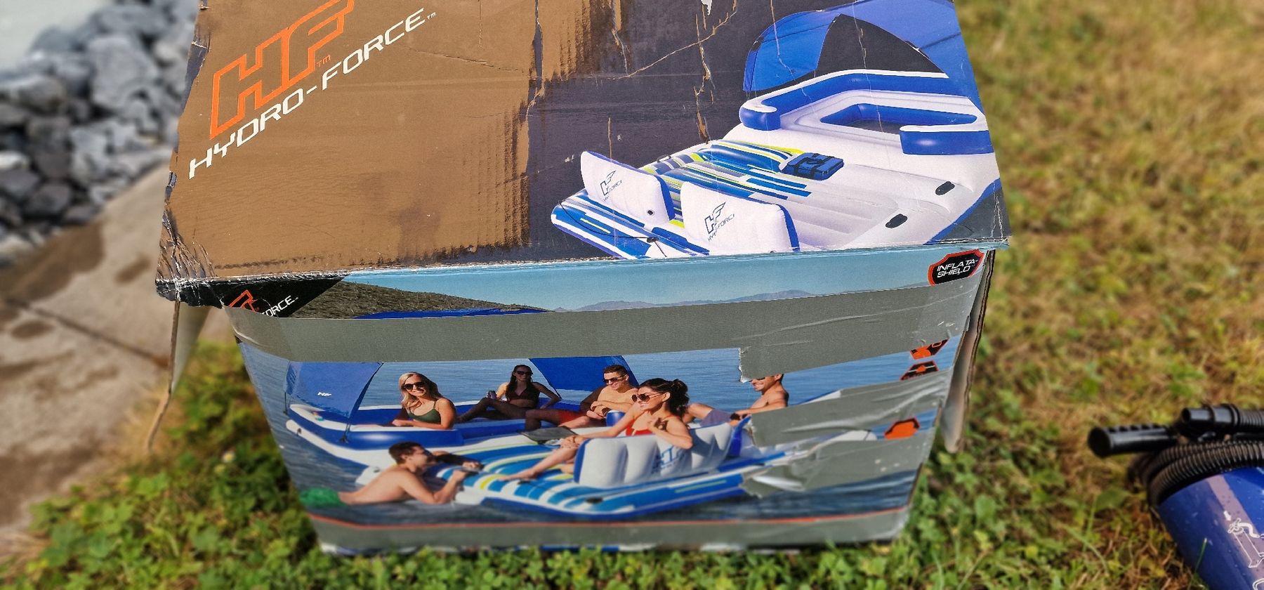 Salvagente: Hydro-Force aufblasbare Schwimminsel mit Zubehör – Usato da Bottighofen venduto da MikeB010 3