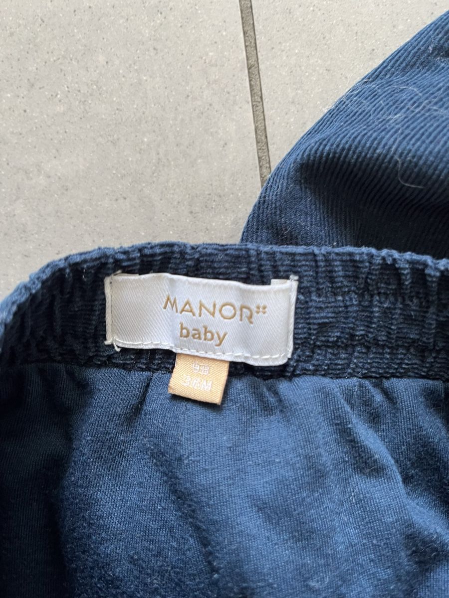 Pantaloni: Blaue Chenille-Hose, Gr. 98 – Usato da Zürich venduto da jmg_8005 2