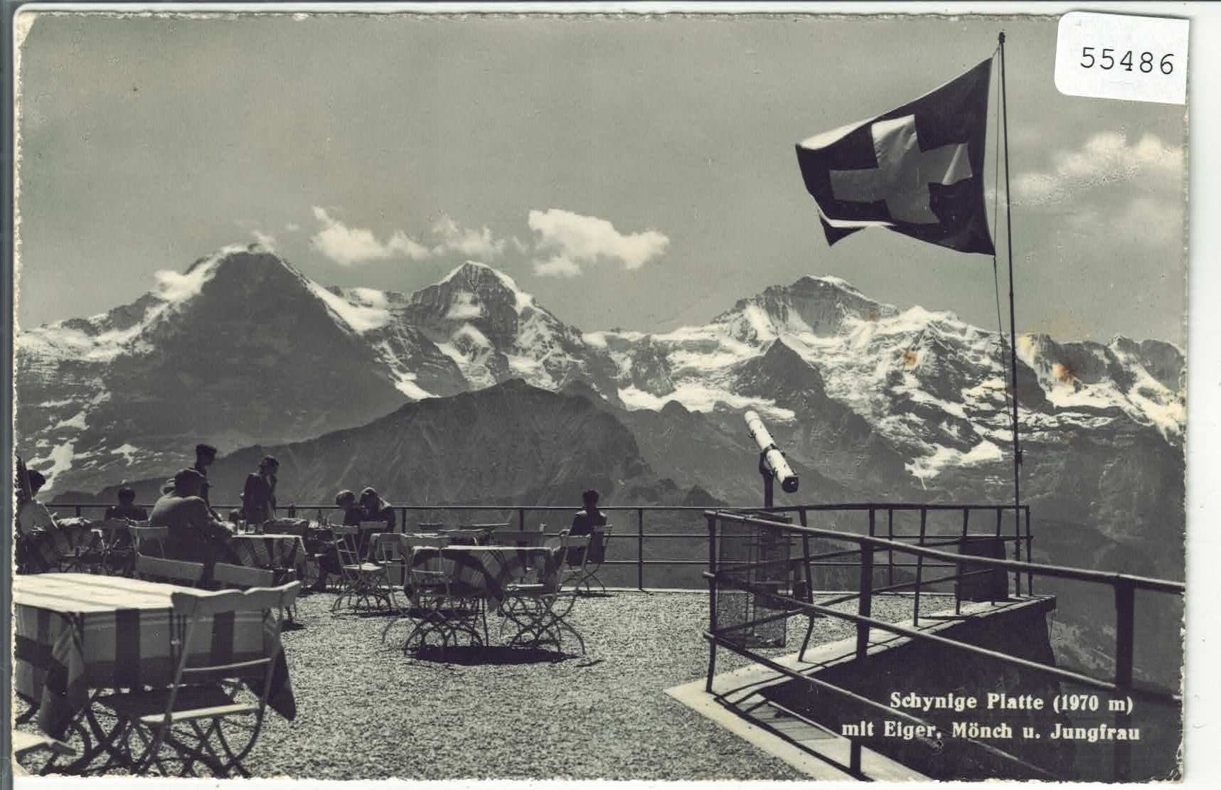 Cartes postales: Hotel Schynige Platte - Terrasse – D'occasion à Ettingen par Kartenplanet