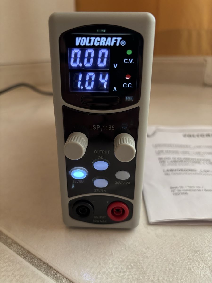 Voltcraft Elettrotecnica: Voltcraft LSP-1165 Labor-Netzgerät – Usato da Bassersdorf venduto da TB01011