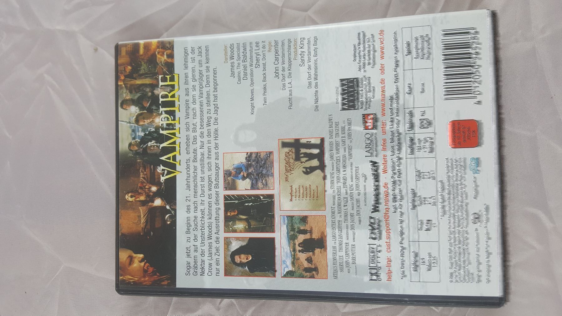Tutti i DVDs: DVD John Caprenters Vampire – Usato da Dierikon venduto da tasticfantastic 1