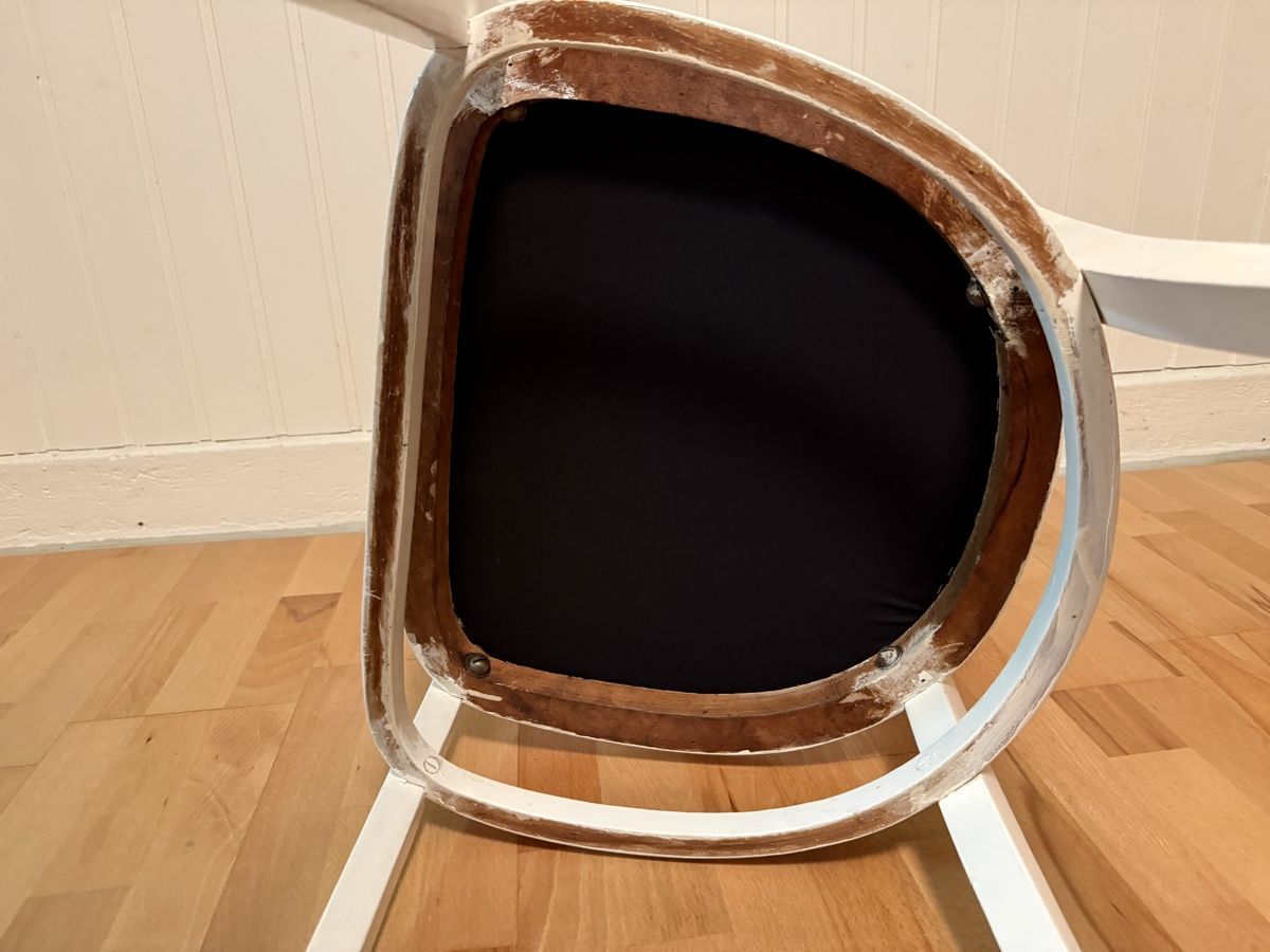 Chaises: Vintage Bugholz-Armlehnstuhl mit Polstersitz – D'occasion à Bern par Moowee 2