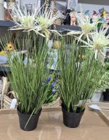 2 künstliche Blumen Schilfgras, ca. 40cm hoch, Deko 
