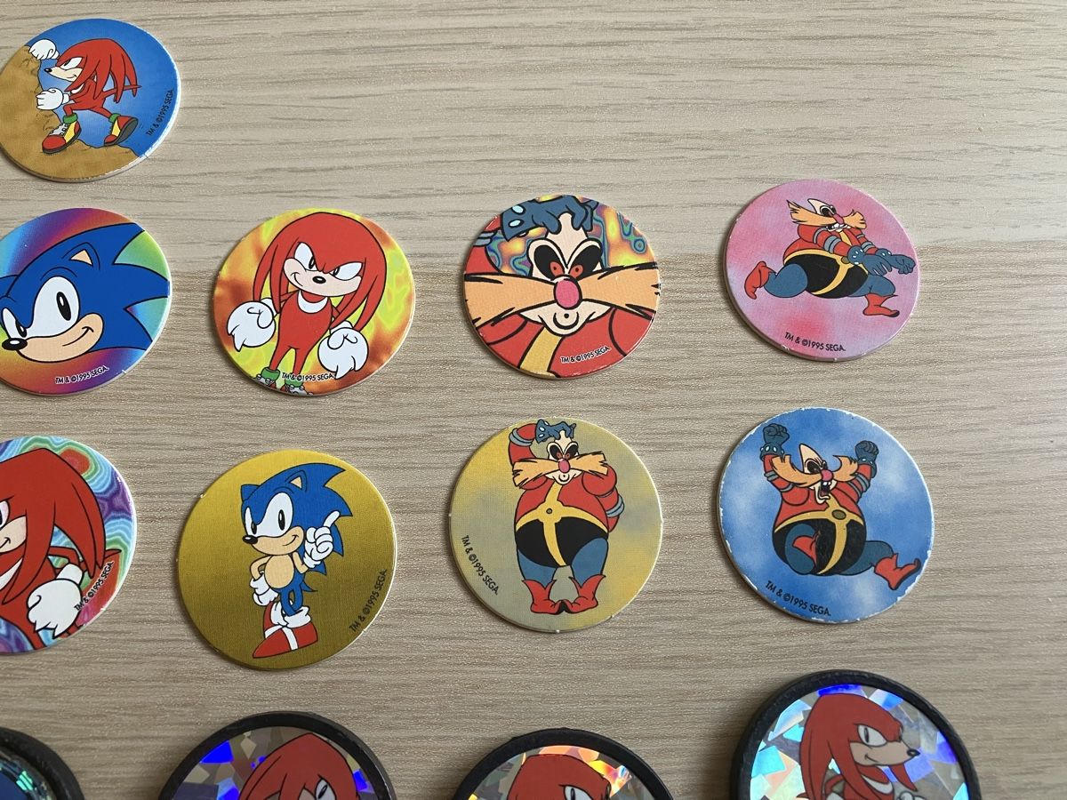 Spielzeuge: Lot de Pogs Sonic the Hedgehog – Gebraucht aus Lausanne von Pingouin14 6