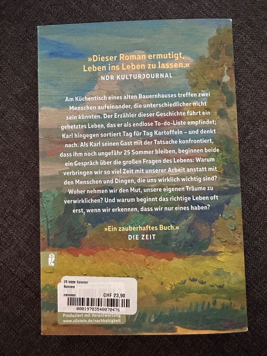 Livres: Stephan Schäfer - 25 letzte Sommer – D'occasion à Meggen par Lonny 1