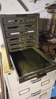 Vintage Kardex Karteischrank, grün, für Büro/Werkstatt!